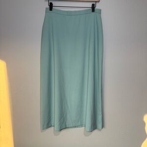 Koret Light Green A-Line Skirt